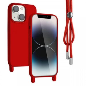 Lemontti Husa Silicon cu Snur iPhone 13 Portocaliu (protectie 360°, material fin, captusit cu microfibra) Lemontti Husa Silicon cu Snur iPhone 13 Portocaliu (protectie 360°, material fin, captusit cu microfibra)