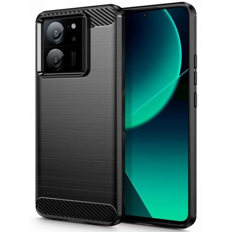 Lemontti Husa Carbon Xiaomi 13T Pro Negru