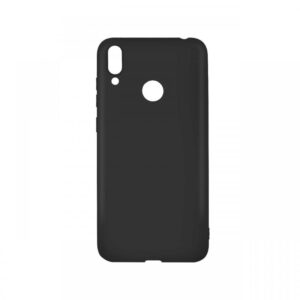 Husa Huawei Y7 2019 Lemontti Silicon Silky Negru Husa Huawei Y7 2019 Lemontti Silicon Silky Negru