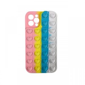 Husa iPhone 11 Pro Lemontti Heart Pop it Multicolor 2 Husa iPhone 11 Pro Lemontti Heart Pop it Multicolor 2
