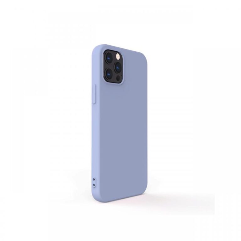 Husa iPhone 12 Pro Max Lemontti Silicon Soft Slim Lavender Gray