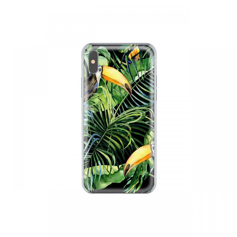 Husa iPhone X / XS Lemontti Silicon Art Tropic Husa iPhone X / XS Lemontti Silicon Art Tropic