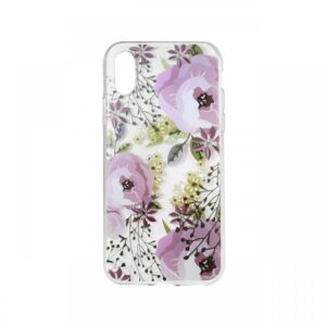 Husa iPhone XS / X Lemontti Silicon Art Flowers Husa iPhone XS / X Lemontti Silicon Art Flowers