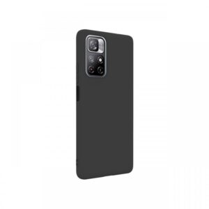 Husa Xiaomi Redmi Note 11T 5G Lemontti Silicon Silky Negru Husa Xiaomi Redmi Note 11T 5G Lemontti Silicon Silky Negru