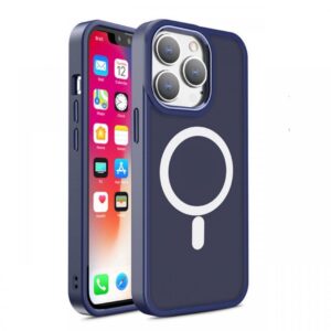 Lemontti Husa Color Matte MagSafe iPhone 15 Pro Negru Lemontti Husa Color Matte MagSafe iPhone 15 Pro Negru