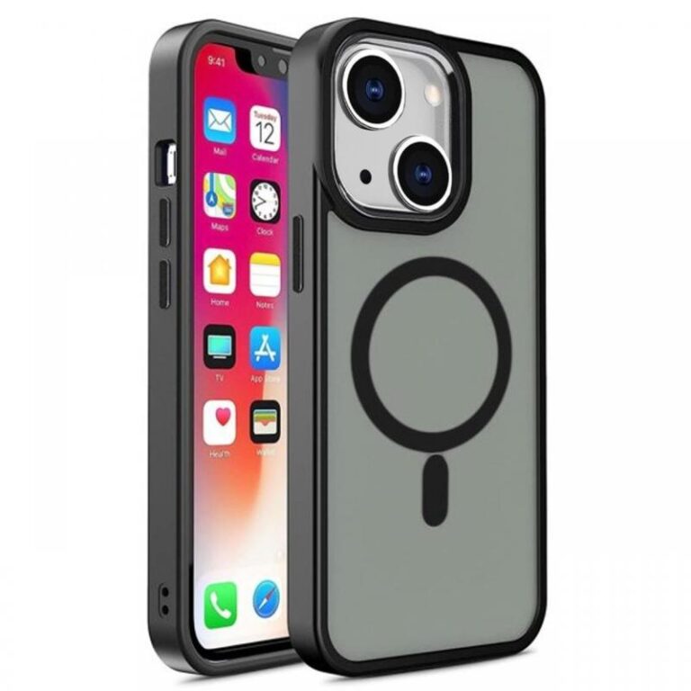 Lemontti Husa Color Matte MagSafe iPhone 15 Plus Roz