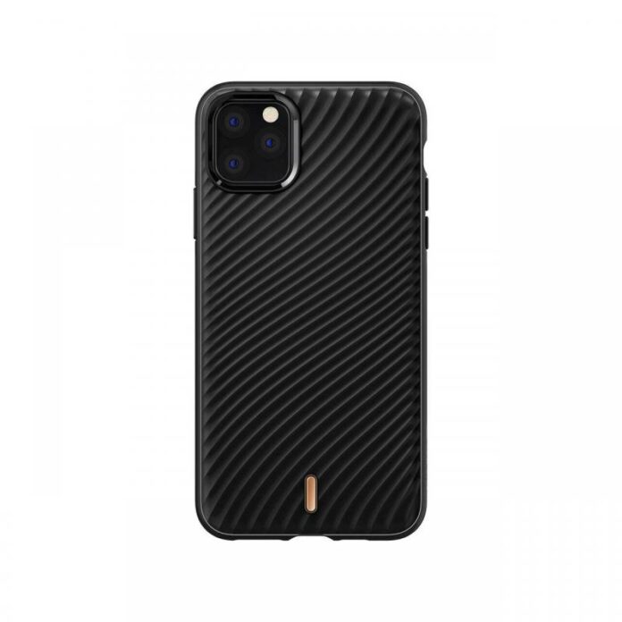 Husa iPhone 11 Pro Cyrill by Spigen Wave Shell Black Husa iPhone 11 Pro Cyrill by Spigen Wave Shell Black