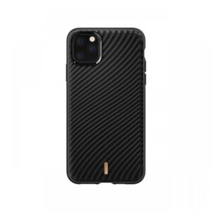 Husa iPhone 11 Pro Max Cyrill by Spigen Wave Shell Black Husa iPhone 11 Pro Max Cyrill by Spigen Wave Shell Black