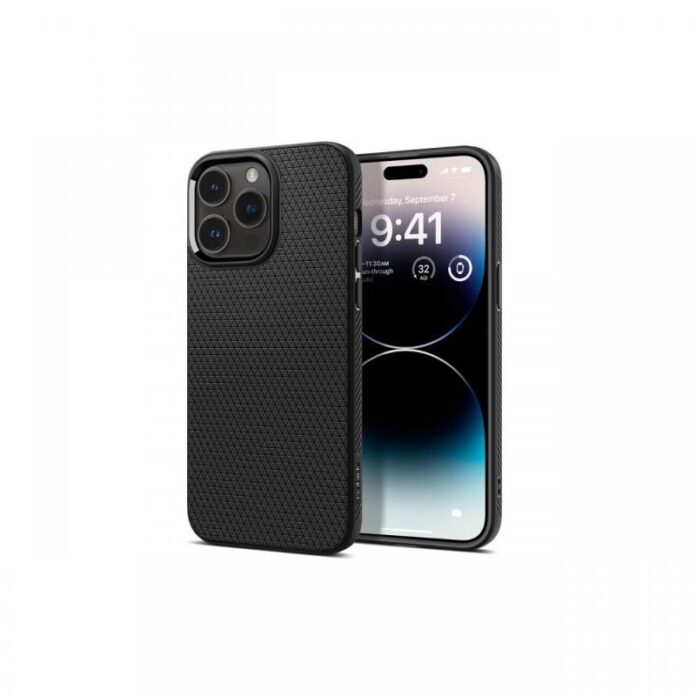 Husa iPhone 14 Pro Max Spigen Liquid Air Matte Black Husa iPhone 14 Pro Max Spigen Liquid Air Matte Black