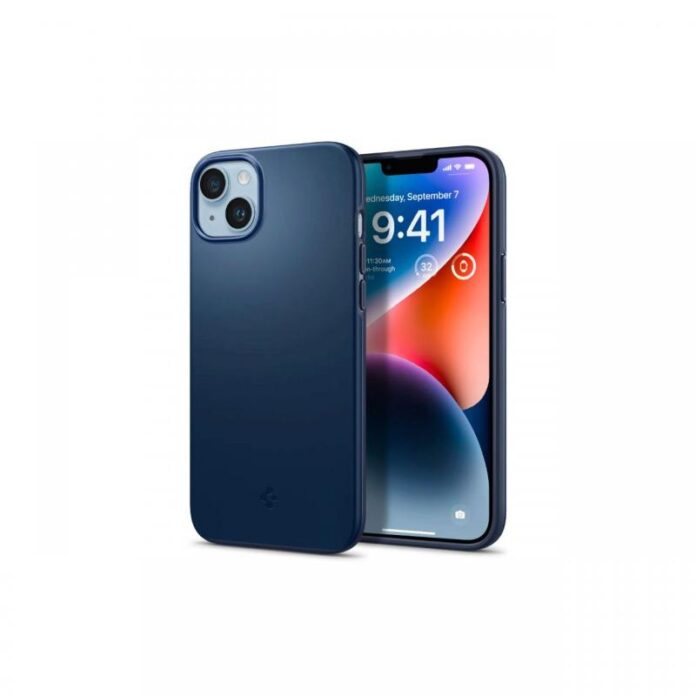 Husa iPhone 14 Spigen Thin Fit Black Husa iPhone 14 Spigen Thin Fit Black