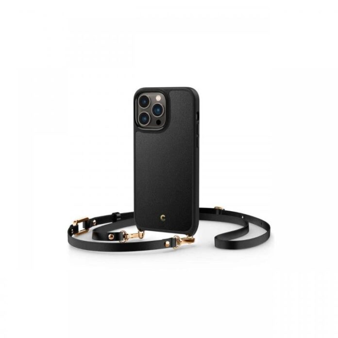 Husa iPhone 14 Pro Max Cyrill by Spigen Classic Charm Magsafe Black Husa iPhone 14 Pro Max Cyrill by Spigen Classic Charm Magsafe Black