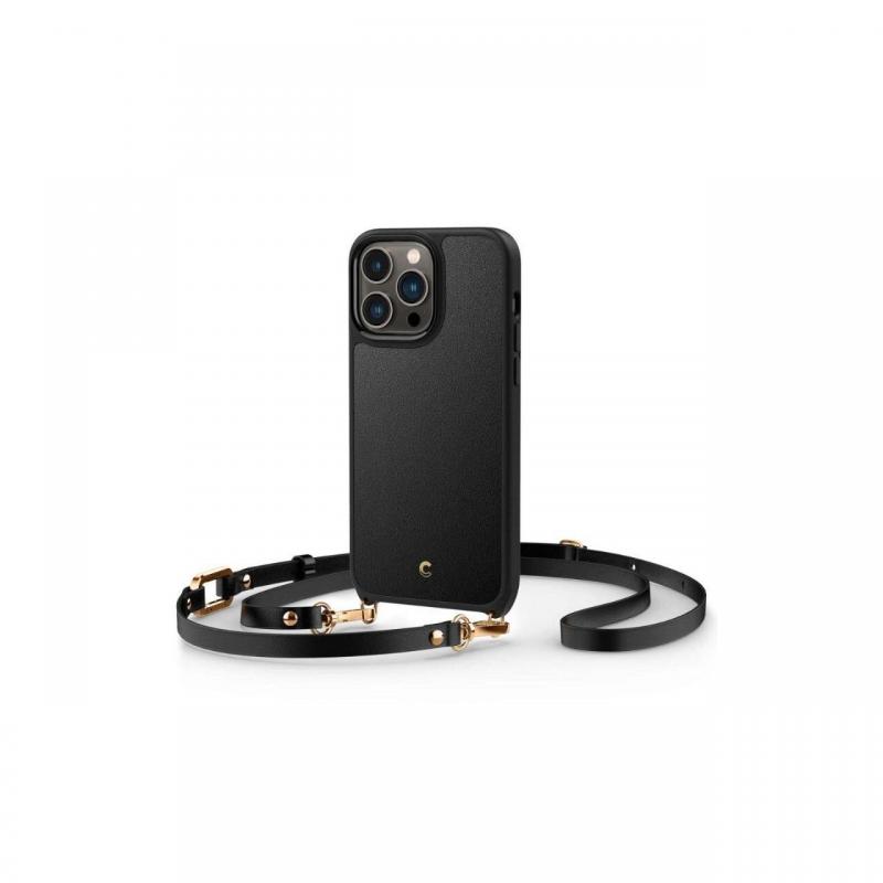 Husa iPhone 14 Pro Max Cyrill by Spigen Classic Charm Magsafe Black Husa iPhone 14 Pro Max Cyrill by Spigen Classic Charm Magsafe Black