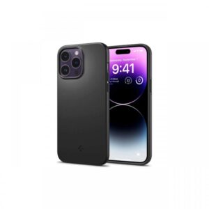Husa iPhone 14 Pro Spigen Thin Fit Black Husa iPhone 14 Pro Spigen Thin Fit Black