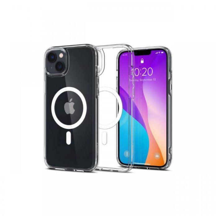 Husa iPhone 14 Plus Spigen Ultra Hybrid MagSafe White Husa iPhone 14 Plus Spigen Ultra Hybrid MagSafe White