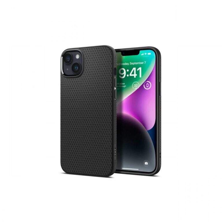 Husa iPhone 14 Spigen Liquid Air Navy Blue