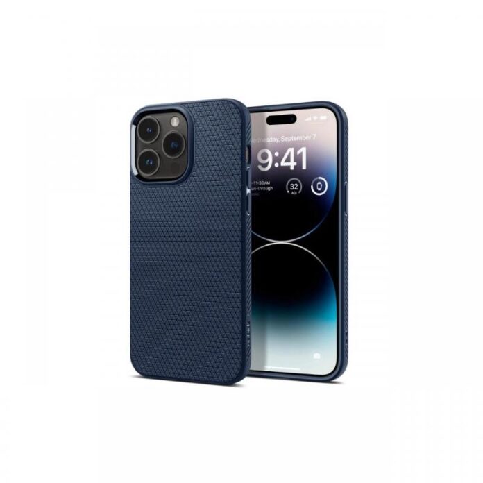 Husa iPhone 14 Pro Spigen Liquid Air Matte Black Husa iPhone 14 Pro Spigen Liquid Air Matte Black