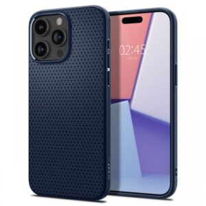Spigen Husa Liquid Air iPhone 15 Pro Matte Black Spigen Husa Liquid Air iPhone 15 Pro Matte Black