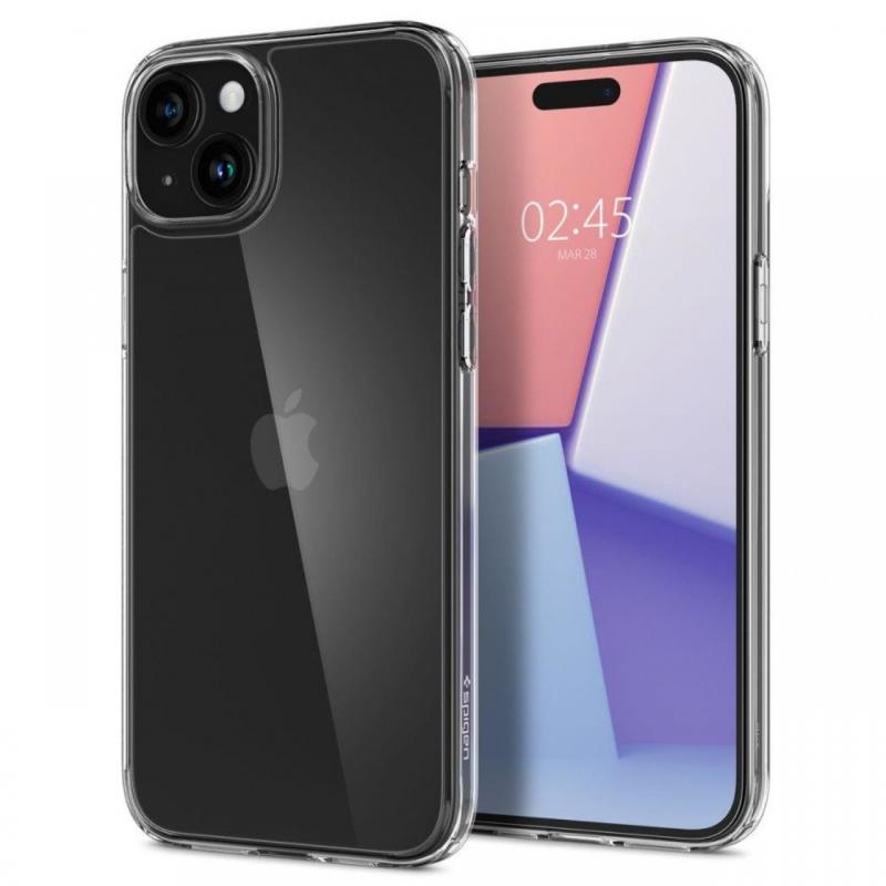 Spigen Husa Air Skin Hybrid iPhone 15 Plus Crystal Clear Spigen Husa Air Skin Hybrid iPhone 15 Plus Crystal Clear