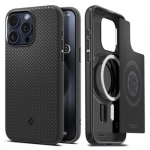 Spigen Husa Mag Armor MagSafe iPhone 15 Pro Max Albastru Spigen Husa Mag Armor MagSafe iPhone 15 Pro Max Albastru
