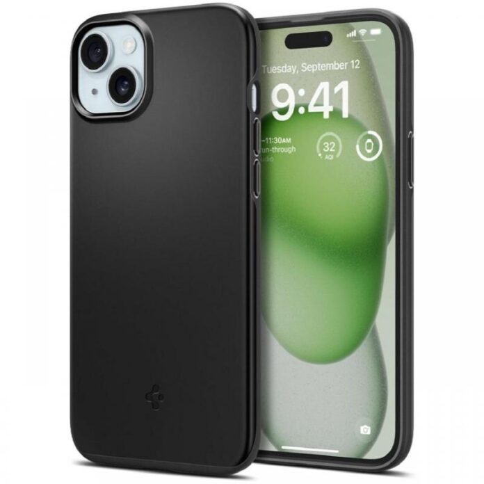 Spigen Husa Thin Fit iPhone 15 Plus Navy Blue Spigen Husa Thin Fit iPhone 15 Plus Navy Blue