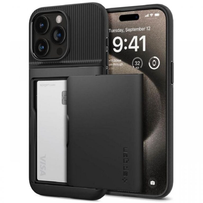 Spigen Husa Slim Armor Cs iPhone 15 Pro Max Roz