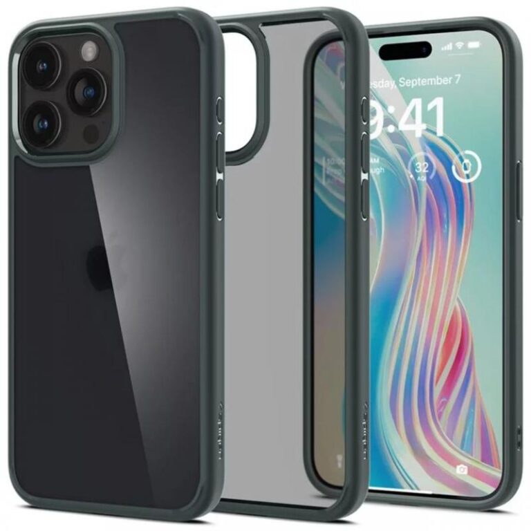 Spigen Husa Ultra Hybrid iPhone 15 Pro Frost Black