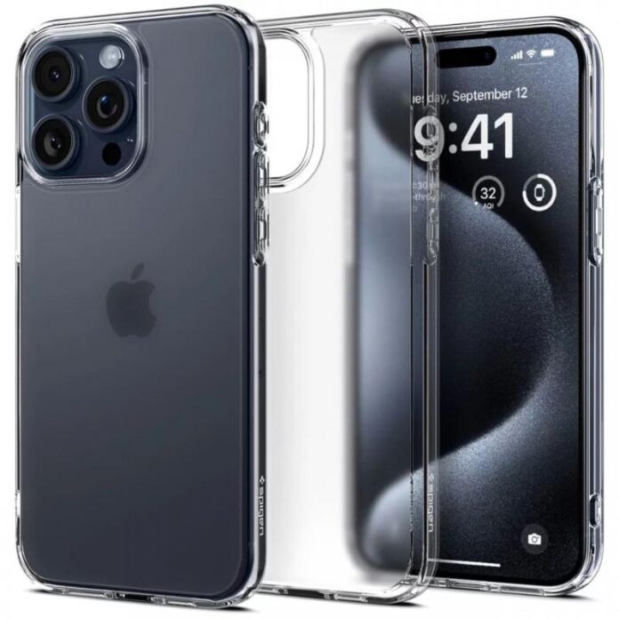 Spigen Husa Ultra Hybrid iPhone 15 Pro Frost Clear Spigen Husa Ultra Hybrid iPhone 15 Pro Frost Clear