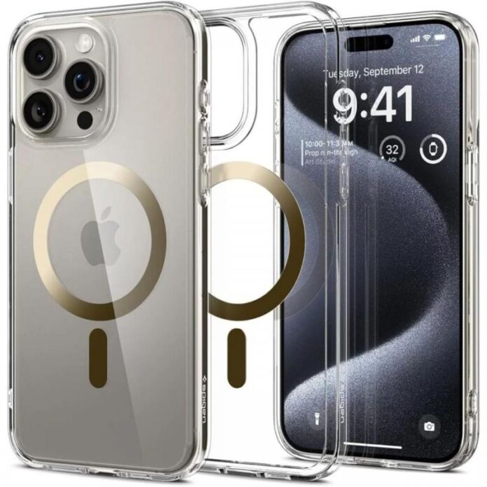 Spigen Husa Ultra Hybrid MagSafe iPhone 15 Pro Max White Spigen Husa Ultra Hybrid MagSafe iPhone 15 Pro Max White