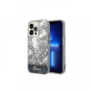 Husa iPhone 14 Pro Max Guess TPU Toile De Jouy Gri Husa iPhone 14 Pro Max Guess TPU Toile De Jouy Gri