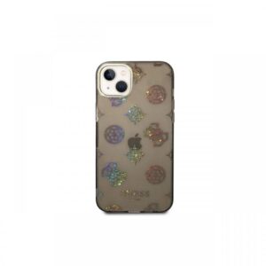 Husa iPhone 14 Plus Guess Peony Glitter Negru Husa iPhone 14 Plus Guess Peony Glitter Negru