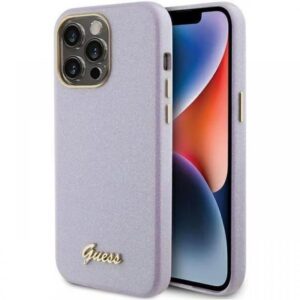 Guess Husa Glitter Full Wrapped iPhone 15 Pro Max Lilac Guess Husa Glitter Full Wrapped iPhone 15 Pro Max Lilac