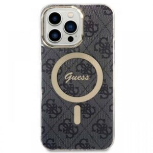 Guess Husa 4G MagSafe iPhone 15 Pro Maro Guess Husa 4G MagSafe iPhone 15 Pro Maro