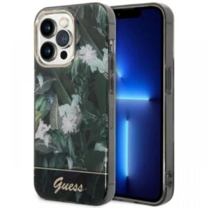 Guess Husa Jungle Collection iPhone 14 Pro Verde Guess Husa Jungle Collection iPhone 14 Pro Verde