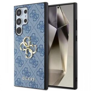Guess Husa 4G Big Metal Logo Samsung Galaxy S24 Ultra Albastru Guess Husa 4G Big Metal Logo Samsung Galaxy S24 Ultra Albastru