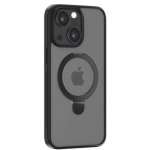 Devia Husa Delight Series Magnetic iPhone 15 Plus cu suport Negru Devia Husa Delight Series Magnetic iPhone 15 Plus cu suport Negru