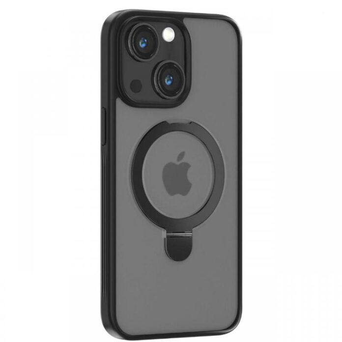 Devia Husa Delight Series Magnetic iPhone 15 Plus cu suport Negru Devia Husa Delight Series Magnetic iPhone 15 Plus cu suport Negru