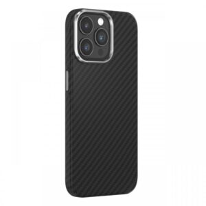 Devia Husa Ultra-Thin Carbon Fiber Magnetic iPhone 15 Pro Max Negru Devia Husa Ultra-Thin Carbon Fiber Magnetic iPhone 15 Pro Max Negru