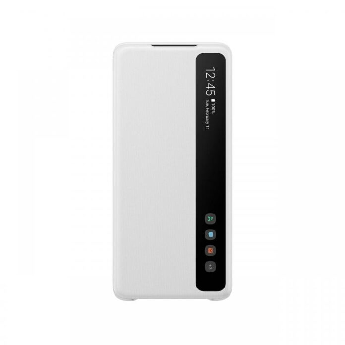 Husa Originala Samsung Galaxy S20 Plus Book Clear View White Husa Originala Samsung Galaxy S20 Plus Book Clear View White