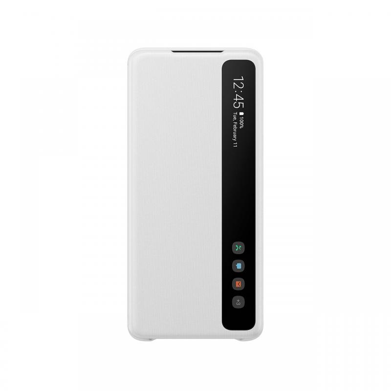 Husa Originala Samsung Galaxy S20 Plus Book Clear View White Husa Originala Samsung Galaxy S20 Plus Book Clear View White