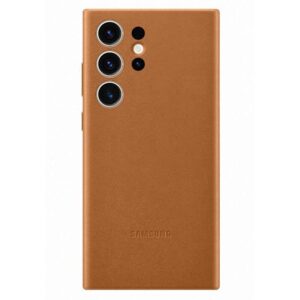 Samsung Husa Originala Leather Cover Samsung Galaxy S23 Ultra Camel Samsung Husa Originala Leather Cover Samsung Galaxy S23 Ultra Camel
