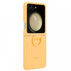 Samsung Husa Originala Silicone Cover cu inel Samsung Galaxy Z Flip5 Apricot Samsung Husa Originala Silicone Cover cu inel Samsung Galaxy Z Flip5 Apricot