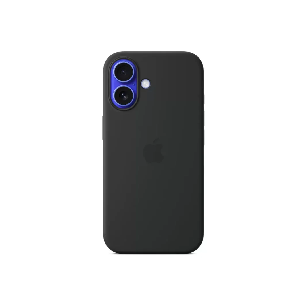 Husa de protectie Apple cu MagSafe pentru iPhone 16 Silicon Black Husa de protectie Apple cu MagSafe pentru iPhone 16 Silicon Black