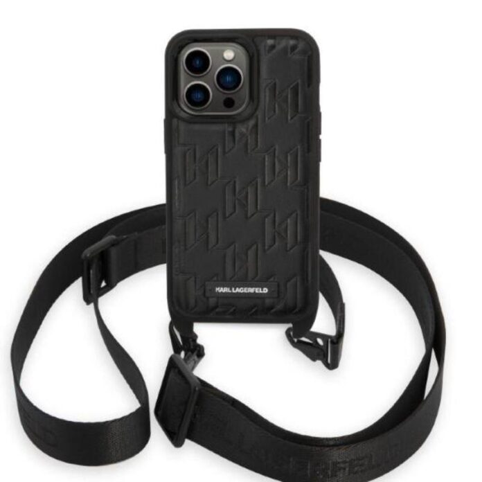Karl Lagerfeld Husa Monogram Crossbody iPhone 14 Pro Max Negru Karl Lagerfeld Husa Monogram Crossbody iPhone 14 Pro Max Negru