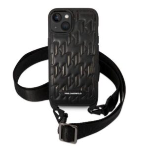Karl Lagerfeld Husa Monogram Crossbody iPhone 14 Negru Karl Lagerfeld Husa Monogram Crossbody iPhone 14 Negru