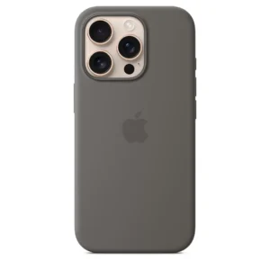 Husa de protectie Apple cu MagSafe pentru iPhone 16 Pro Silicon Stone Gray Husa de protectie Apple cu MagSafe pentru iPhone 16 Pro Silicon Stone Gray