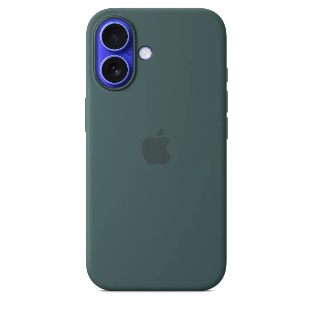 Husa de protectie Apple cu MagSafe pentru iPhone 16 Silicon Lake Green (Seasonal) Husa de protectie Apple cu MagSafe pentru iPhone 16 Silicon Lake Green (Seasonal)