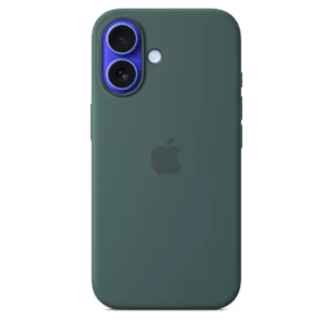 Husa de protectie Apple cu MagSafe pentru iPhone 16 Silicon Lake Green (Seasonal) Husa de protectie Apple cu MagSafe pentru iPhone 16 Silicon Lake Green (Seasonal)