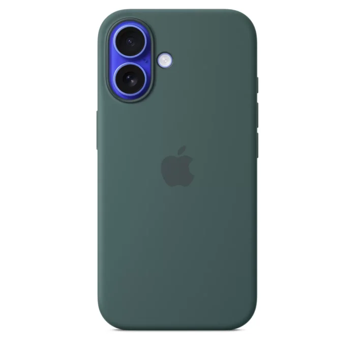 Husa de protectie Apple cu MagSafe pentru iPhone 16 Silicon Lake Green (Seasonal) Husa de protectie Apple cu MagSafe pentru iPhone 16 Silicon Lake Green (Seasonal)