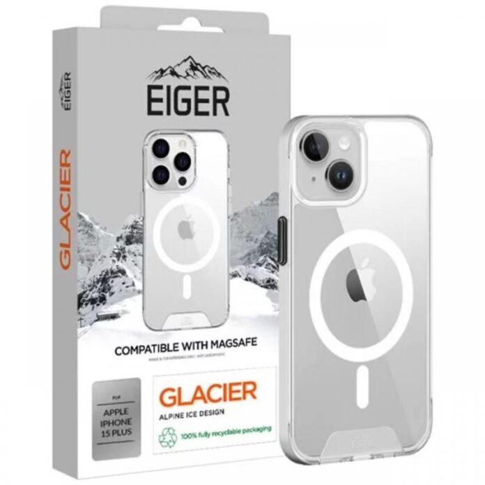 Eiger Husa Glacier Magsafe Case iPhone 15 Plus Clear Eiger Husa Glacier Magsafe Case iPhone 15 Plus Clear