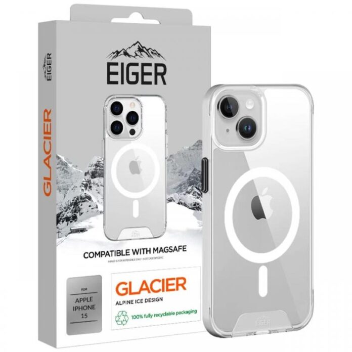 Eiger Husa Glacier Magsafe Case iPhone 15 Clear Eiger Husa Glacier Magsafe Case iPhone 15 Clear